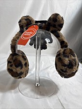 Wonder Nation Leopard Ear Muffs And Gloves Winter Warm Protection