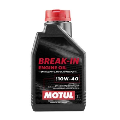Motul Break-In Engine Oil 10W-40 1 Quart Full Synthetic (108080)