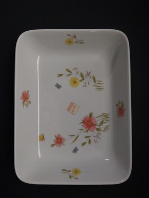 Nwt Country Flowers By Andrea Oven To Table Cookware #9607  Baking Dish 