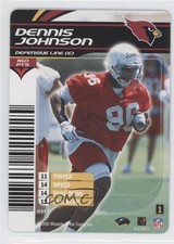2002-03 NFL Showdown 1st & Goal Dennis Johnson #034 0c4
