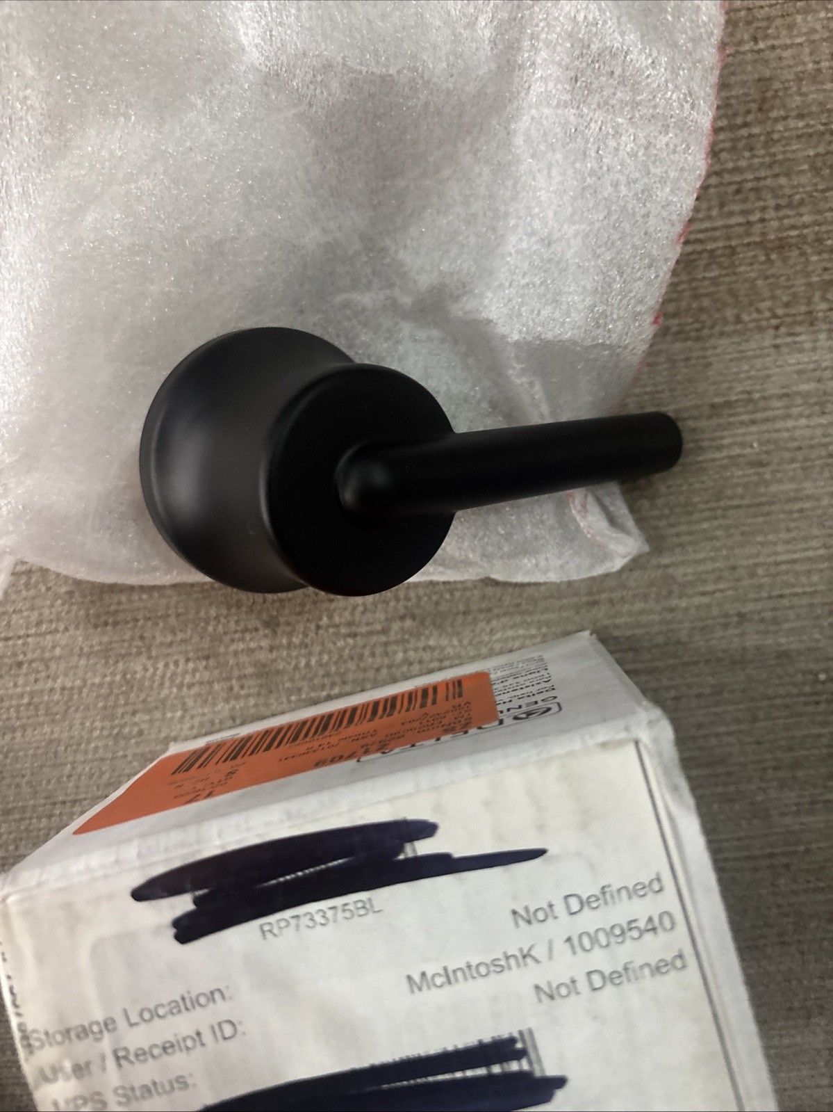 Delta RP73375BL Trinsic Single Metal Lever Handle Kit - Matte Black | eBay