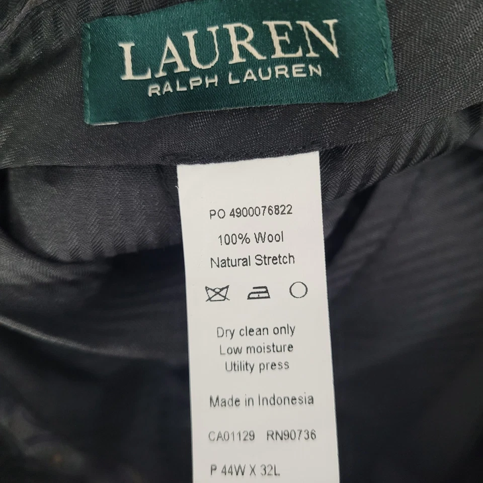 Lauren Ralph Lauren Grey 100% Wool Stretch Dress Pants Size 44 (44x29) - Image 3 of 4