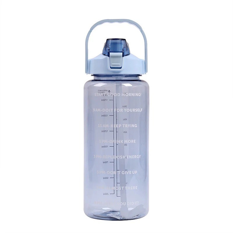 With Straw Large Capacity Portable Travel Outdoor Sports