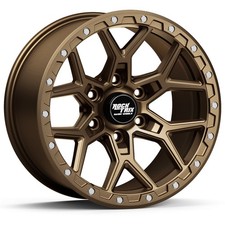 17 Rocktrix Rt107 17x9 Bronze Wheel 6x5.5 Rim For Select Chevy Gmc Truck Suv