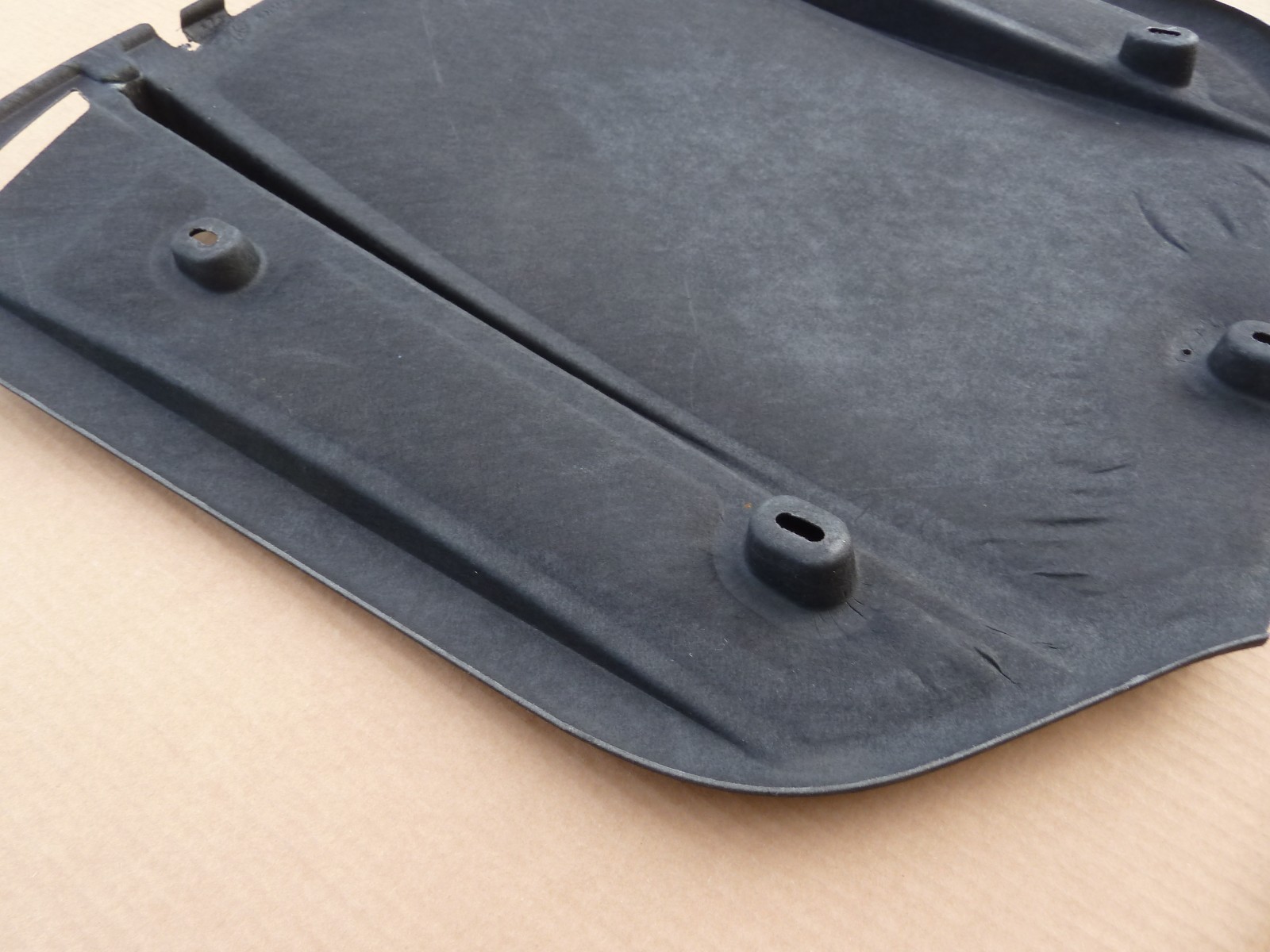 12-18 Bentley Continental GTC Convertible Rear Underbody Splash Shield Cover OEM