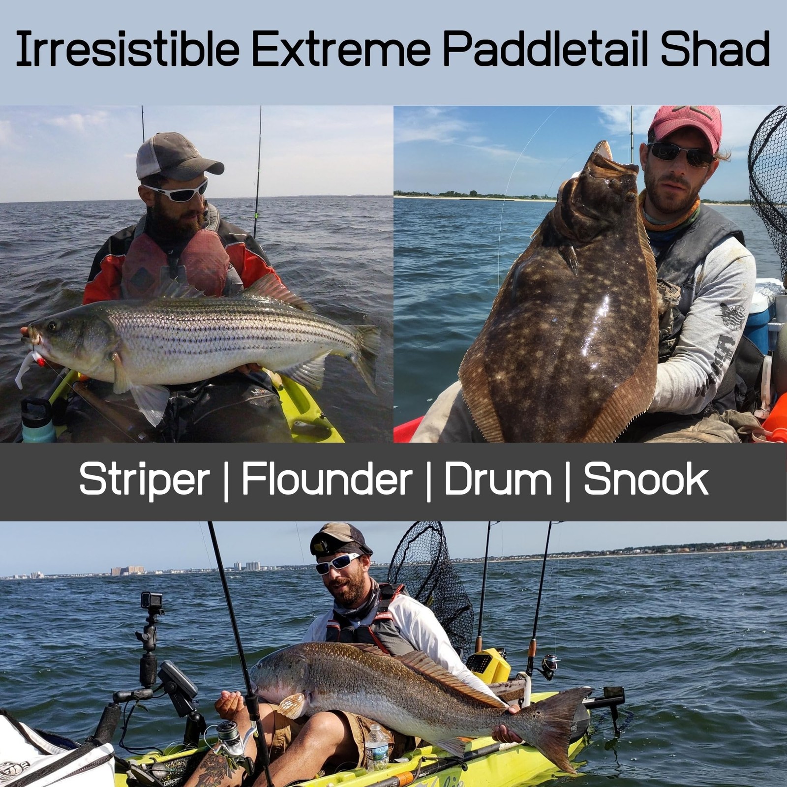 Extreme Paddle Tail Swim Baits - Soft Plastic Swimbaits, Premium Paddle Tail ... - Image 6