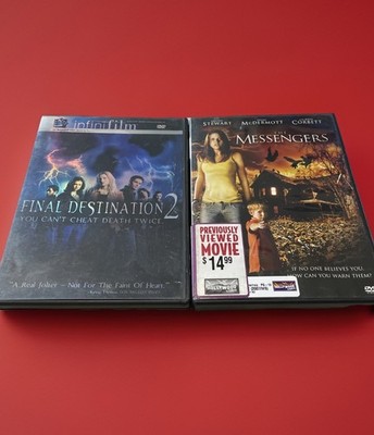 2 Horror DVD Final Destination 2 & The Messengers, Former Rentals HORROR