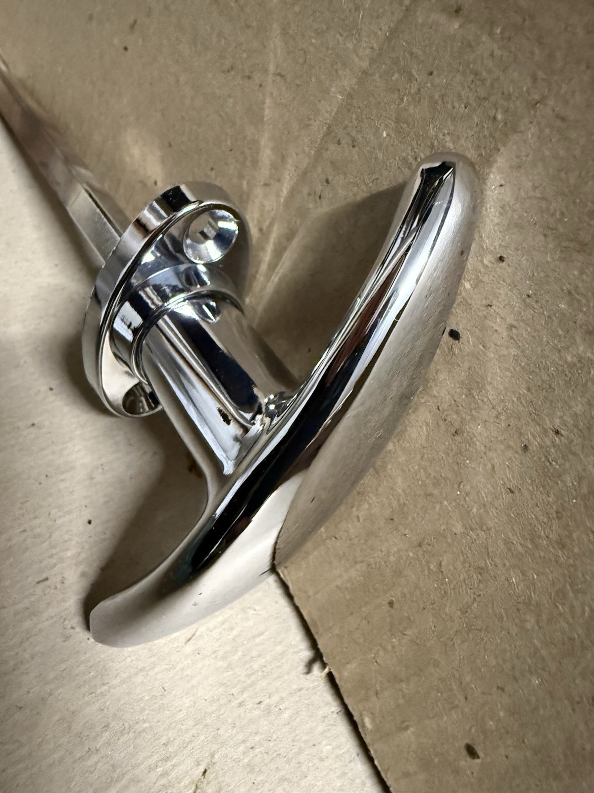 CLASSIC CAR BOOT LID T HANDLE CHROME FITS VINTAGE CLASSIC CARS AND ...