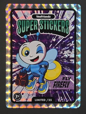 VeeFriends Super Stickers Manga Fly Firefly Purple Splash /55