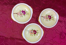 Vintage Johann Seltmann Vohenstrauß Porzellan 3x Set kleine Teller 1930er-Jahre.