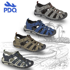 Mens Closed Toe Sandals PDQ Sports Walking Hiking Holiday Summer Shoes Boys