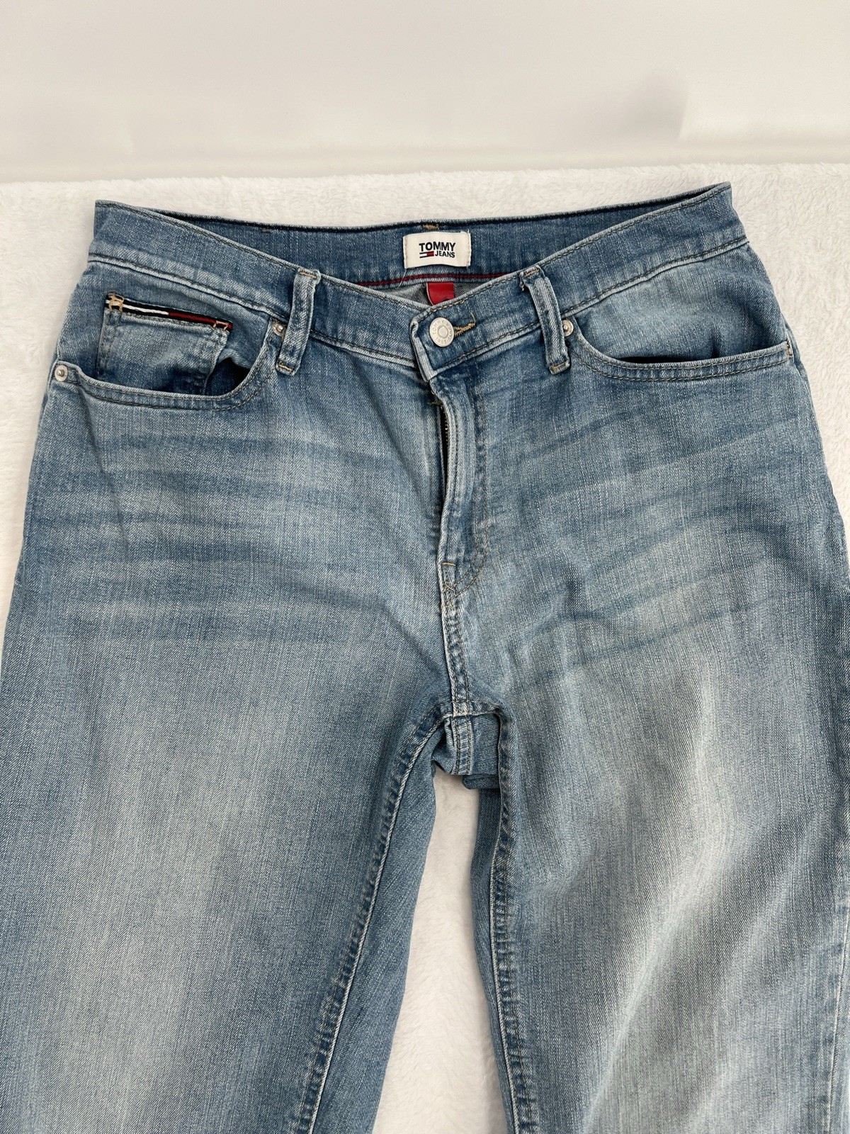 Women's size 2R  Tommy Hilfiger medium wash boyfriend jeans Y2K vintage cotton thumbnail 8