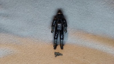 Vintage Star Wars Tie Fighter Pilot LFL 1982 Hong Kong mit Original Waffe
