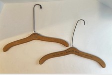 RICHARD RICH FURRIER Vintage FUR Advertising Wood  Wire Clothes Hanger