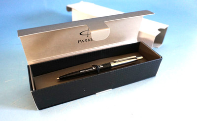 Vintage Parker Kugelschreiber Werbe Kuli Werbung Dewetech Werbeartikel(F026-530)