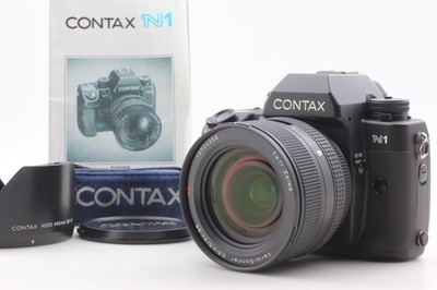 [Top NEUWERTIG mit Haube] Contax N1 analoge Kleinbildkamera Planar 24-85 mm...
