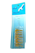 Trout Blue Gill Yellow Feathers 1.75"  HERON 1971 Fishing Tackles Lures Jigs