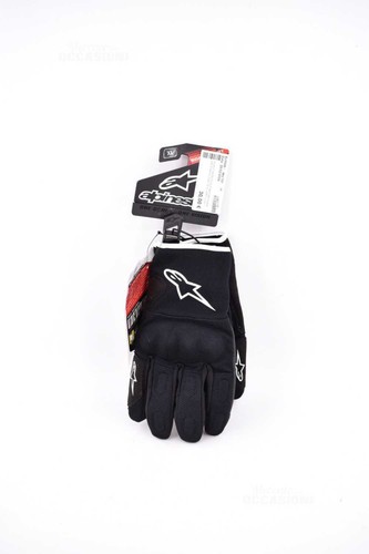 Gants Moto Alpinestars SMX Z Drystar – Cuir Chèvre, Imperméables, Protection Articulations, Noir XL