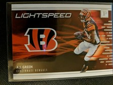 2018 Panini insert Lightspeed #14 AJ Green Cincinnati Bengals A.J.