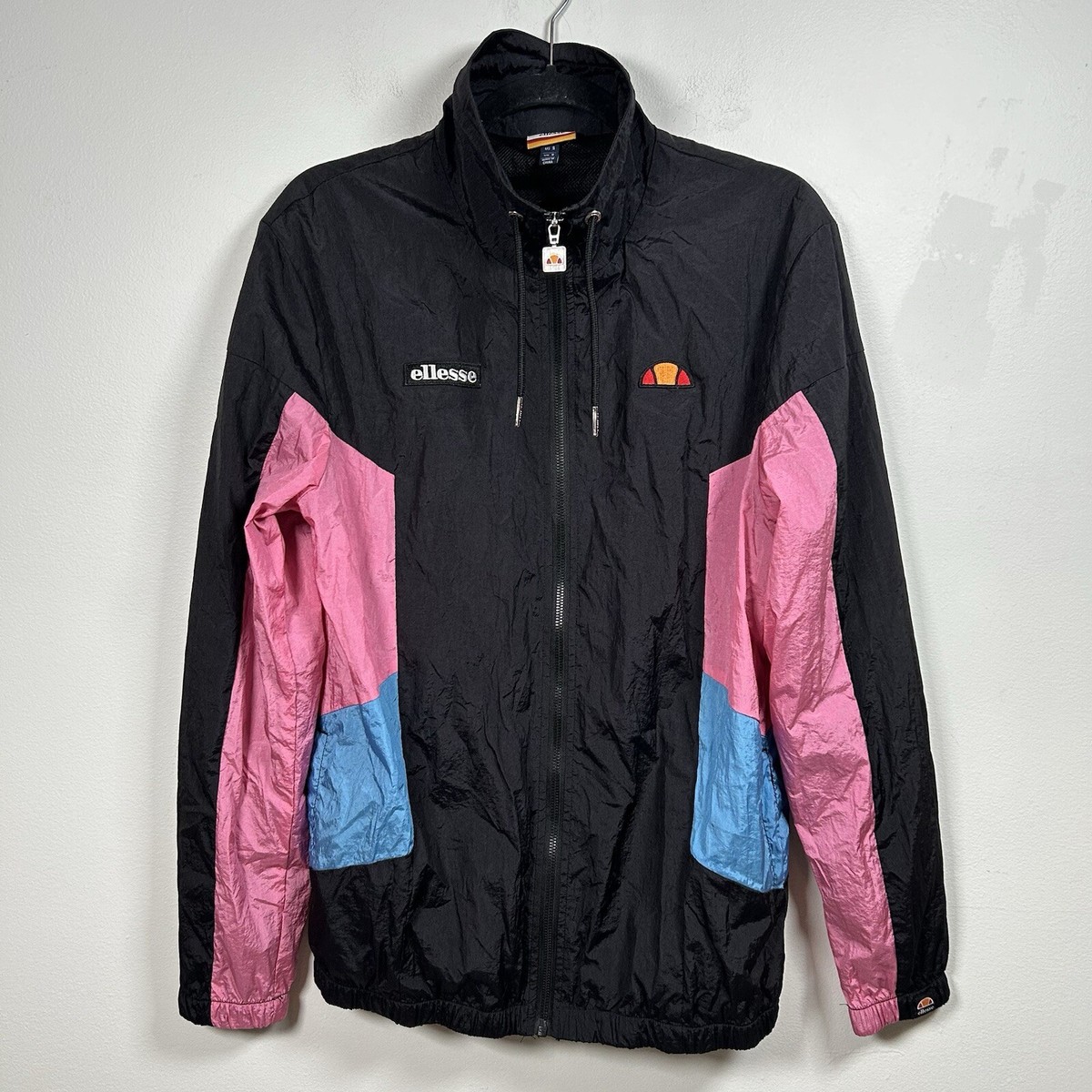 Ellesse Vinales Jacket Mens Small S Retro Full Zip
