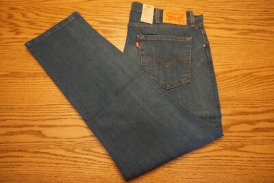 NWT MEN'S LEVI JEANS 511 Size 38 x 30 Slim Below Waist Stretch Blue $69.50