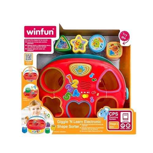WESOŁY SORTER KSZTAŁTY ŚWIATŁO MELODYJKI - WINFUN - Zdjęcie 3 z 7