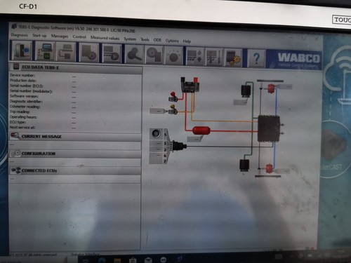 Panasonic CFD1 MK3 with TEBS-E 7.0 & ECAS3 Fit for WABCO for Trailer and Truck B - Picture 3 of 3