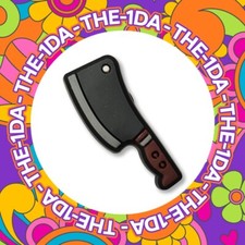 SUPER CUTE Chunky Chefs Knife Meat Cleaver Cooking Croc Charm - Food