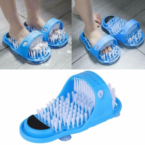 NEW Shower Foot Scrubber Massager Exfoliating Cleaner Washer Brush Slipper