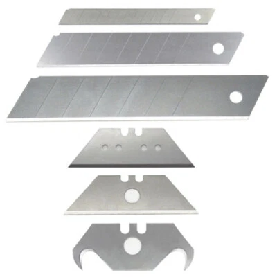 SAEKULUM Abbrechklingen 18mm 25mm Hakenklingen Trapezklingen 1-500 St Ersatz klingen