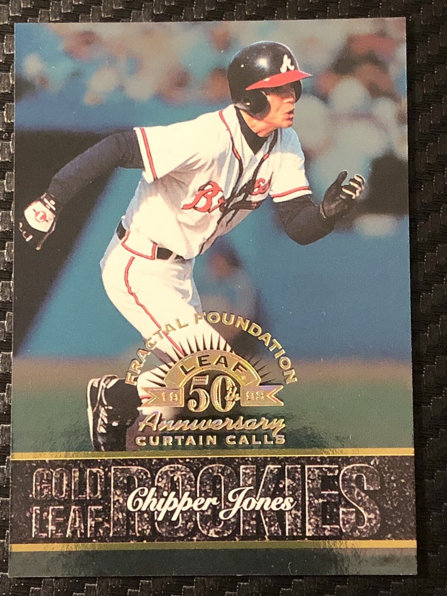 Chipper Jones 1998 Leaf Fractal Foundation Serial # 2091/3999