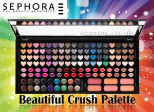Sephora Beautiful Crush Makeup Palette Eyeshadows Blushes Lipsticks Eyeliners 3378872094371 Ebay