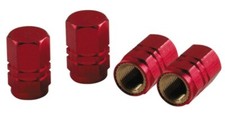 Set 4 tappi Cappucci Valvola Auto Moto Coprivalvola Sport-Cap Rosso - C02505
