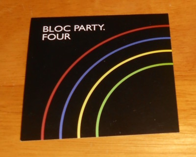 Bloc Party. Four Sticker Original Promo (square) 3.25 x 3.25 British Rock