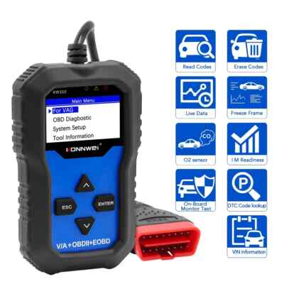 Car Diagnostic Auto Tools Automotive ABS Airbag Reset Code Reader VAG Scanner