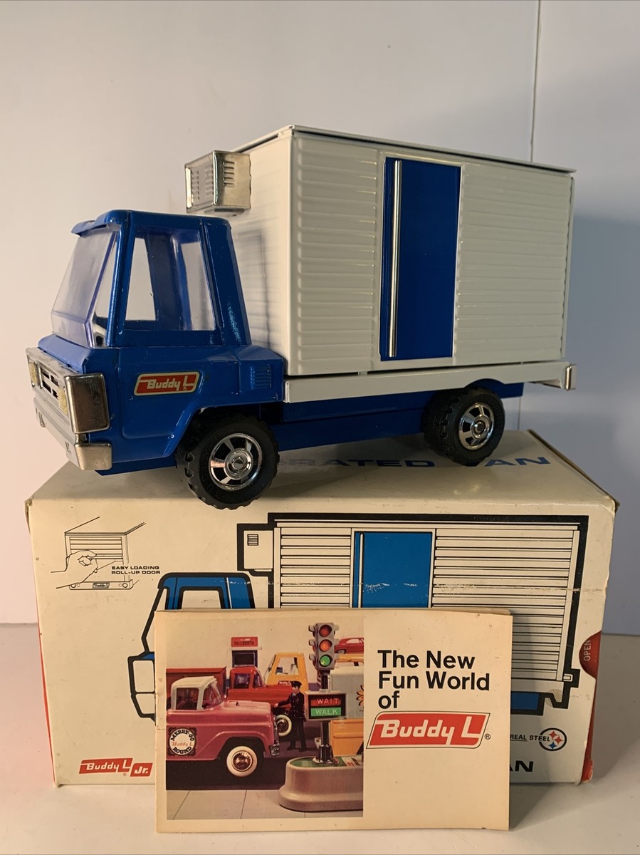 ミニカー Buddy L 2 Vintage Buddy L Trucks Red Made in Japan Toy 1960s. Lot 2