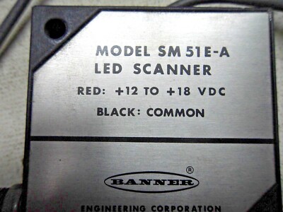 Banner Engineering SM51E-A LED Scanner Opposed Mode Sensor