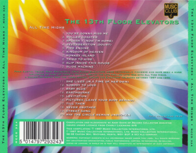 13th Floor Elevators - All Time Highs (CD, Comp) | eBay