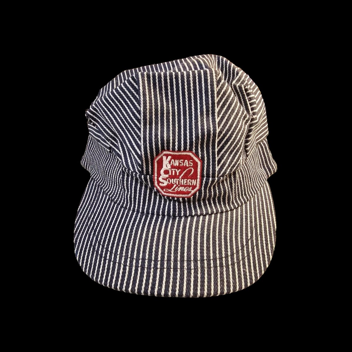 Kansas City Southern Lines Engineers Hat Cap Train Railroad Blue