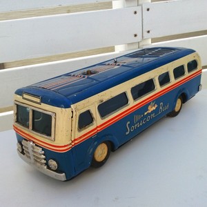 antique toy bus