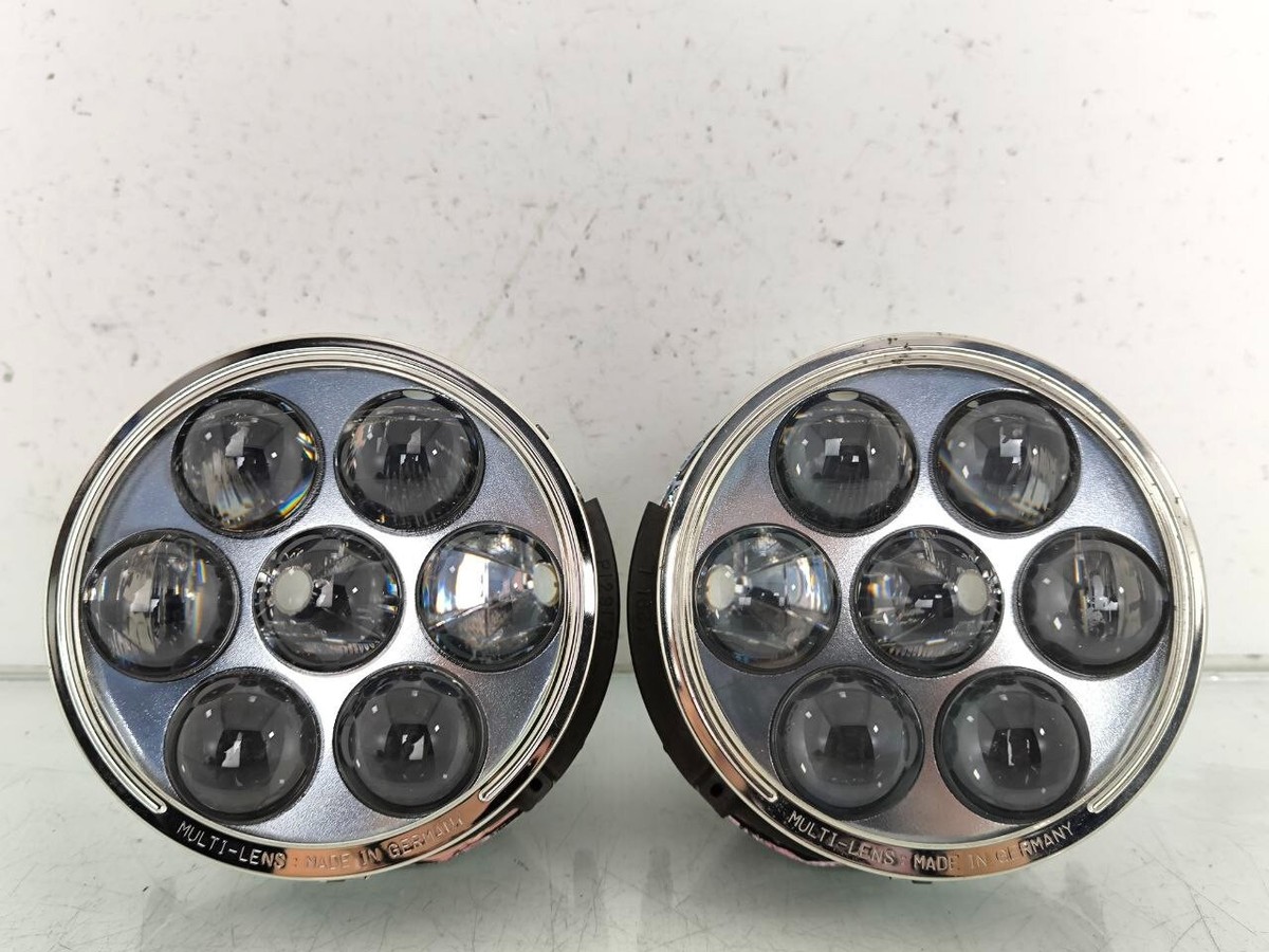 TATSUYA ISHII PRODUCTS シルバーアクセ　41500円。 JDM Infiniti Q45 Nissan Multi Lens OEM Headlights 7PROJECTOR