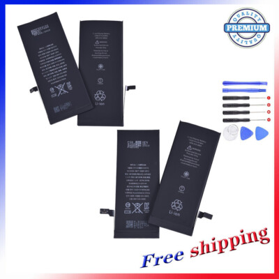 Replacement Internal Battery For iPhone 5S 6 6S 7 8 11 X XS XR Plus SE +Tools