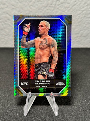 Réfracteur à prisme base UFC chromé 2024 Topps 1 - 200 - COMPLÉTEZ VOTRE SET - PYC - Photo 48/237