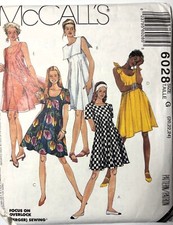 Womens Swing Dress Sewing Pattern Size 20 22 ...