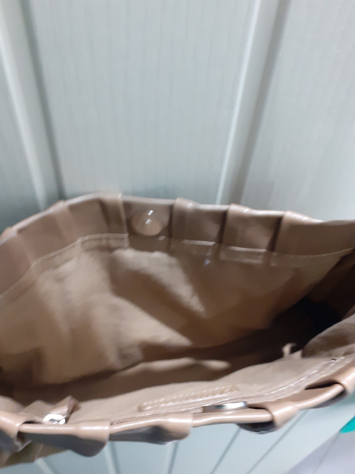 Principles Small Beige Handbag, Button Fasten, Sh… - image 8