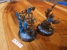 Hordes Warmachine Trollbloods Trollkin Runeshapers x3 Plastic Painted NX097