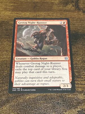 Grotag Night-Runner (143) Zendikar Rising MTG Magic The Gathering D5695*