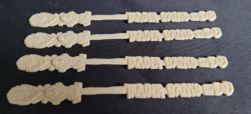 Disneyland Trader Sams Swizzle Sticks Tiki Drink Cocktail 6" Plastic Lot Of 4 - Picture 6 of 6