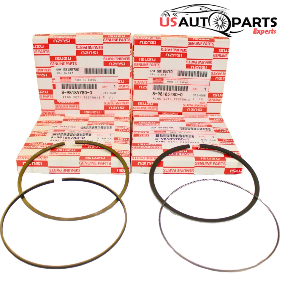 SET OF 4 - Genuine Isuzu - Piston Ring For NPR REACH 4JJ1 3.0L 2011-2018 - Изображение 3 из 4