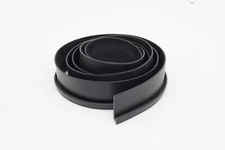 4'-10" Black Shower Door Vinyl T Slot Angled 58" Sweep Drip Seal Approx 1" Tall